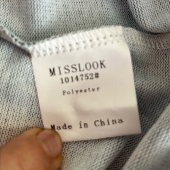 Misslook multi color top size S - Picture 6 of 7